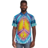 Blue Dream S/S Button Down Shirt Short Sleeve Button Down Shirt - AOP - Thathoodyshop