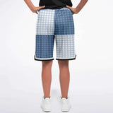 Blue Lagoon Basketball Shorts Basketball Short Rib - AOP - Thathoodyshop