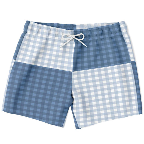 Blue Lagoon Dunkies Swim Trunks Men - AOP - Thathoodyshop