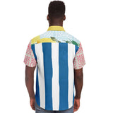 Lemony-Fresh S/S Button Down Shirt Short Sleeve Button Down Shirt - AOP - Thathoodyshop