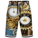 Steampunk Galactica Basketball Shorts Basketball Short Rib - AOP - Thathoodyshop