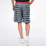 Liberty Pebble Basketball Shorts (Unisex) Basketball Short Rib - AOP - Thathoodyshop