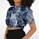 Blue Mystic Cropped Sweater Cropped Sweater - Thathoodyshop