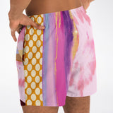 Bahama Mama Bella Patchwork Print Swim Trunks/Shorts Swim Trunks - Thathoodyshop