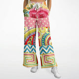 Pink Paisley Park Flare Leg Joggers Flare Joggers - Thathoodyshop