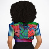 Me So Psychedelic Cropped Sweater Cropped Sweater - Thathoodyshop