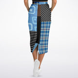Pacific Palisades Geo Patchwork Long Pocket Skirt Long Pocket Skirt - Thathoodyshop