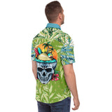 Devil's Bay S/S Button Down Shirt Short Sleeve Button Down Shirt - AOP - Thathoodyshop