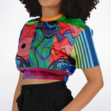 Me So Psychedelic Cropped Sweater Cropped Sweater - Thathoodyshop
