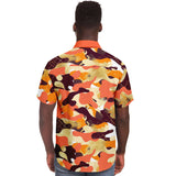 Me So Leopard S/S Button Down Shirt Short Sleeve Button Down Shirt - AOP - Thathoodyshop