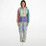 Seamist Rainbow Unicorn Fleece Unisex Romper Fleece Romper - Thathoodyshop