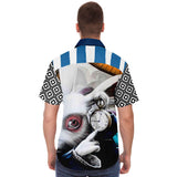 It's About Time S/S Button Down Shirt Short Sleeve Button Down Shirt - AOP - Thathoodyshop