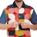 Smooth Sailing S/S Button Down Shirt Short Sleeve Button Down Shirt - AOP - Thathoodyshop