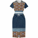 Rustica Denim Skirt Set Skirt Set - Thathoodyshop