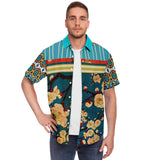 Cheery-Cherry S/S Button Down Shirt Short Sleeve Button Down Shirt - AOP - Thathoodyshop