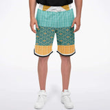Daybreak Basketball Shorts Basketball Short Rib - AOP - Thathoodyshop