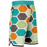 My Geo Life Basketball Shorts Basketball Short Rib - AOP - Thathoodyshop