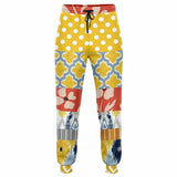 Tallulah Bankhead Yellow Patchwork Eco-Poly Unisex Eco-Poly Joggers Joggers - Thathoodyshop