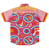 Solar Flare S/S Button Down Shirt Short Sleeve Button Down Shirt - AOP - Thathoodyshop