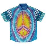 Blue Dream S/S Button Down Shirt Short Sleeve Button Down Shirt - AOP - Thathoodyshop