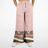 Pink Geo Zebra SW Signature Bellbottoms Flare Leg Joggers - Thathoodyshop