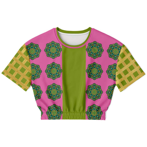 Jambalaya Cropped Sweater Cropped Short Sleeve Sweater - Thathoodyshop