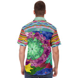 Glorious Breeze S/S Button Down Shirt Short Sleeve Button Down Shirt - AOP - Thathoodyshop