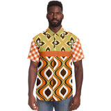 That's Life S/S Button Down Shirt Short Sleeve Button Down Shirt - AOP - Thathoodyshop