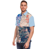 Dolores Park Paisley Button Down Shirt Short Sleeve Button Down Shirt - Thathoodyshop