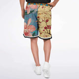 The Generation Gap Basketball Shorts Basketball Short Rib - AOP - Thathoodyshop