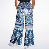 Agadir Moroccan Tile Stretchy Phat Bellbottoms Bellbottoms - Thathoodyshop