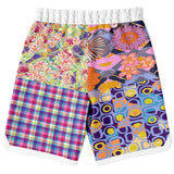 Mercury Retrograde Patchwork Basketball Shorts Basketball Short Rib - AOP - Thathoodyshop