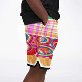 Solar Flare Basketball Shorts Basketball Short Rib - AOP - Thathoodyshop