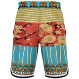 Cheery-Cherry Basketball Shorts Basketball Short Rib - AOP - Thathoodyshop