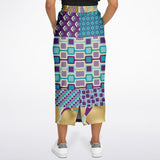 Purple Jetson Pocket Maxi Skirt Long Skirt - Thathoodyshop