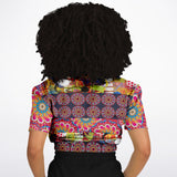 Princess Tea Time Cropped Sweater Cropped Sweater - Thathoodyshop
