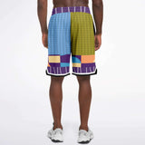 Hampton Plaid Basketball Shorts Basketball Short Rib - AOP - Thathoodyshop