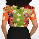 Divine Sublime Dragon Crop Sweater Cropped Sweater - Thathoodyshop