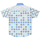 Blue Skies Ahead S/S Button Down Shirt Short Sleeve Button Down Shirt - AOP - Thathoodyshop
