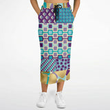 Purple Jetson Pocket Maxi Skirt Long Skirt - Thathoodyshop