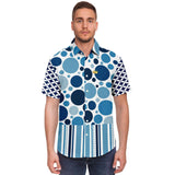 Oceans 20 S/S Button Down Shirt Short Sleeve Button Down Shirt - AOP - Thathoodyshop