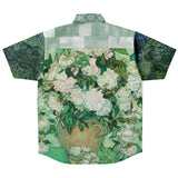 Morning Glory S/S Button Down Shirt Short Sleeve Button Down Shirt - AOP - Thathoodyshop