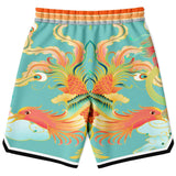 The Koi Dragon Basketball Shorts Basketball Short Rib - AOP - Thathoodyshop