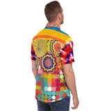 Ophelia S/S Button Down Shirt Short Sleeve Button Down Shirt - AOP - Thathoodyshop