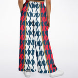 Liberty Lane Herringbone Flare Leg Joggers Athletic Flare Jogger - AOP - Thathoodyshop