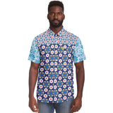 Sugar & Spice S/S Button Down Shirt Short Sleeve Button Down Shirt - AOP - Thathoodyshop