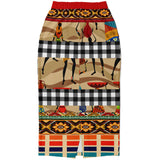 Africa Bombastic Long Pocket Skirt Athletic Long Pocket Skirt - AOP - Thathoodyshop
