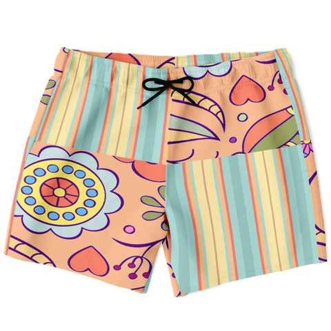 So Good! Dunkies Swim Trunks Men - AOP - Thathoodyshop