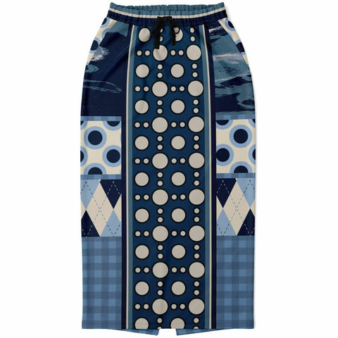 Blueberry Hill Pocket Maxi Skirt Long Pocket Skirt - Thathoodyshop