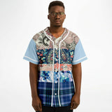 Dolores Park Paisley Button Front Jersey Baseball Jersey - Thathoodyshop